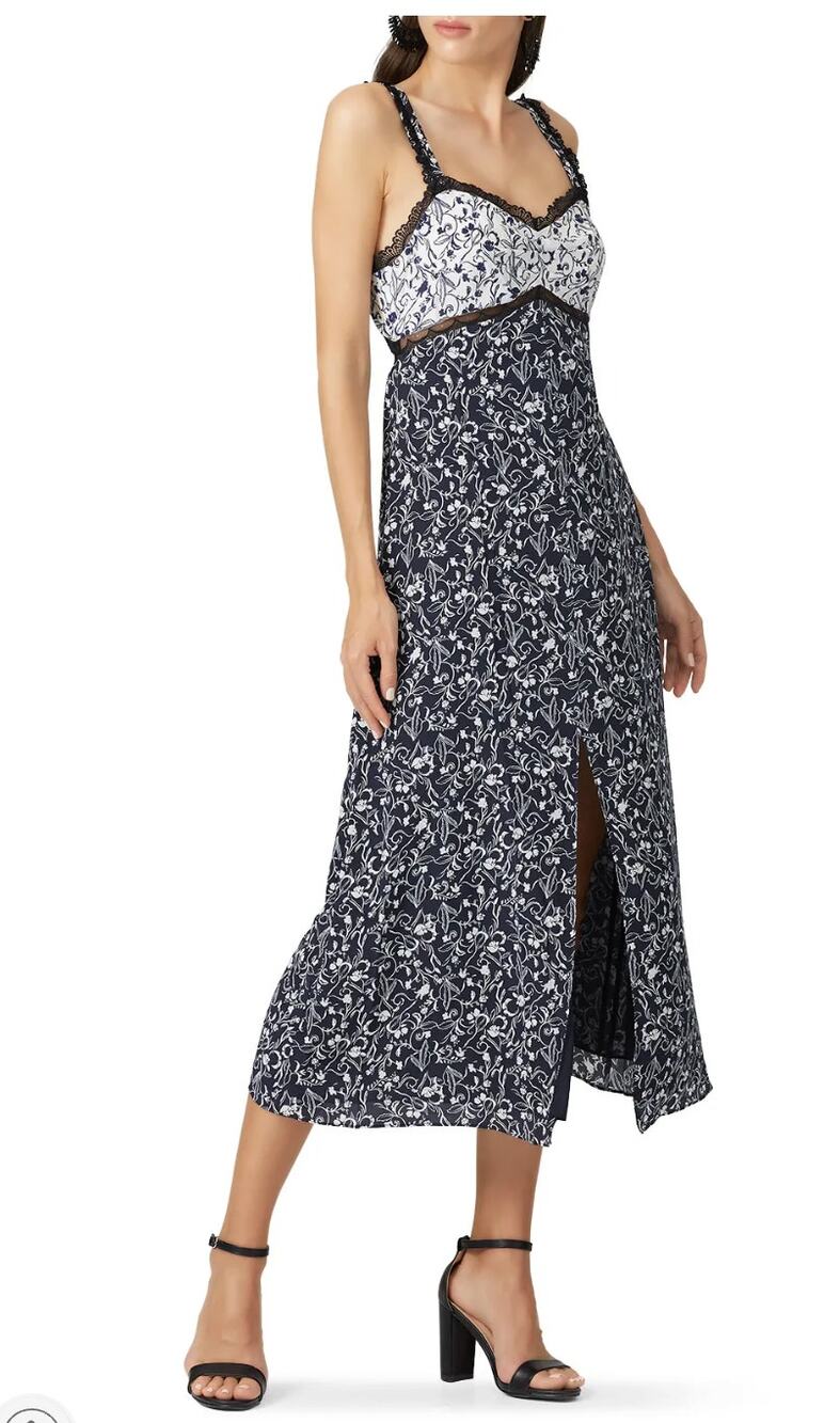 Tanya Taylor Silk Empire Dress US 4